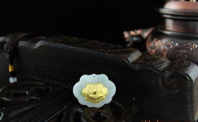 金镶玉富贵长命锁 会销礼品中的精品选择