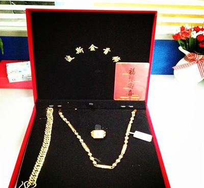 波斯金项链与三件套——高端会销礼品批发首选